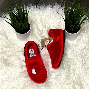 Size 8 Varsity Velvet Champion Slippers. brand new in box ***New Never Worn***